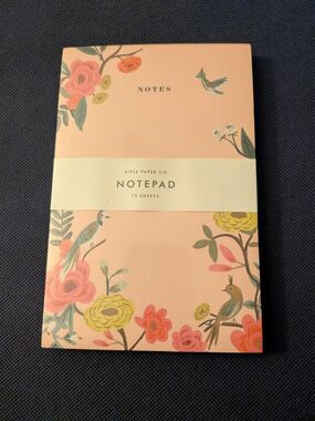 Rifle Paper Co. Notepad Set of 2 Bird & Floral 6.5x4.25 NEW